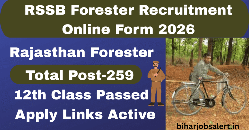 RSSB Forester Recruitment Online Form 2026